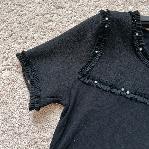 Zara faux pearl detailed top. Fits XS - Picture 5 of 7